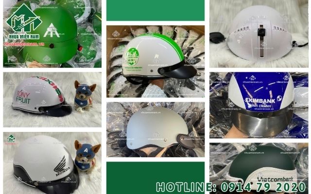 Cách lồng ghép logo tinh tế vào thiết kế nón bảo hiểm thời trang