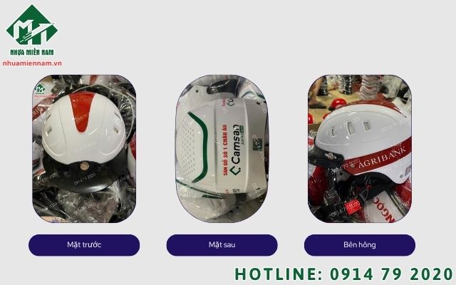 Nâng tầm món quà với dòng mũ bảo hiểm có kính in logo theo yêu cầu cao cấp