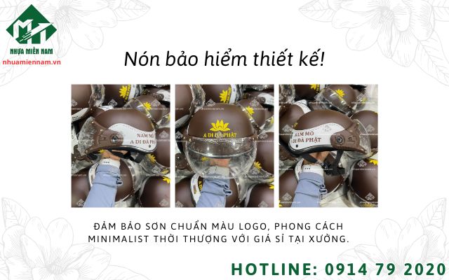 Quà tặng mang phong cách thiết kế nón bảo hiểm tối giản (minimalist) trong ngành F&B