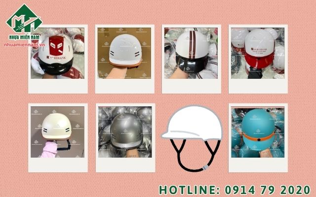 Quy chuẩn in logo công ty lên nón bảo hiểm không bị bong tróc, sắc nét