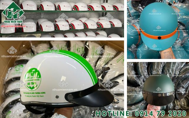 Tại sao các doanh nghiệp ưu tiên chọn xưởng in nón bảo hiểm số lượng lớn uy tín?