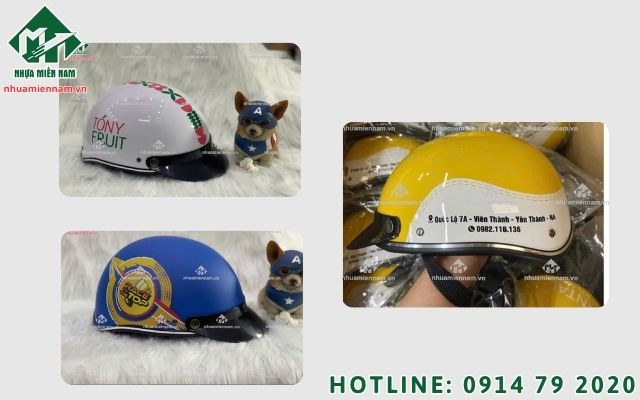 Tiêu chuẩn sản xuất nón bảo hiểm chất lượng đạt chuẩn làm quà tặng kỷ niệm