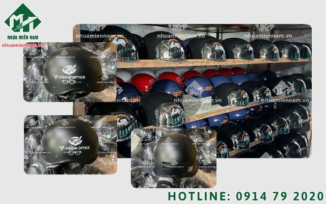 Vì sao nên đặt sỉ nón bảo hiểm in logo số lượng lớn để xây dựng thương hiệu thời trang riêng?