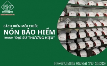 Cách biến mỗi chiếc nón bảo hiểm thành đại sứ thương hiệu