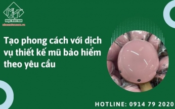 Tạo phong cách với dịch vụ thiết kế mũ bảo hiểm theo yêu cầu
