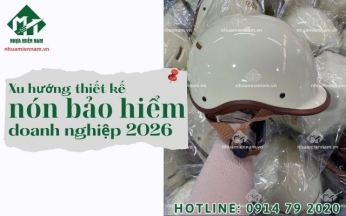 Xu hướng thiết kế nón bảo hiểm doanh nghiệp 2026