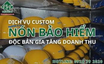Dịch vụ custom nón bảo hiểm độc bản gia tăng doanh thu