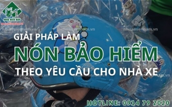 Giải pháp làm nón bảo hiểm theo yêu cầu cho nhà xe