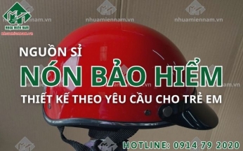 Nguồn sỉ nón bảo hiểm thiết kế theo yêu cầu cho trẻ em