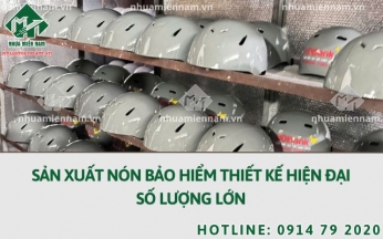 Sản xuất nón bảo hiểm thiết kế hiện đại số lượng lớn