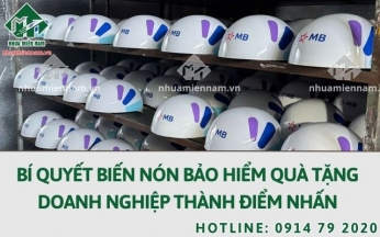 Bí quyết biến nón bảo hiểm quà tặng doanh nghiệp thành điểm nhấn
