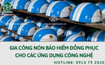 Gia công nón bảo hiểm đồng phục cho các ứng dụng công nghệ