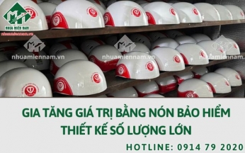Gia tăng giá trị bằng nón bảo hiểm thiết kế số lượng lớn